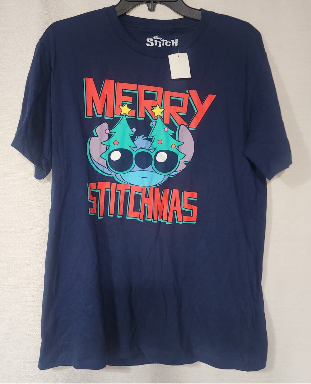 Disney Stitch ''Merry stitchmas'' men's Medium